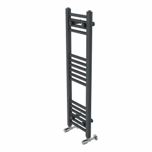 Rinse Straight Bathroom Heated Towel Rail Ladder Radiator Anthracite 1000x300mm