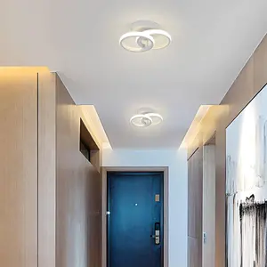 Acrylic LED Semi Flush Mount Ceiling Light