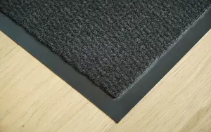 Heavy Duty Non Slip Barrier Mat - Charcoal 90 x 150 cm