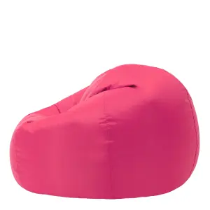 Veeva Classic Indoor Outdoor Bean Bag Pink Bean Bag Chair