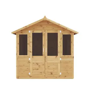 Mercia 7x5 ft with Double door & 2 windows Apex Wooden Summer house