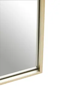 Interiors by Premier Trento Gold Finish Metal Wall Mirror