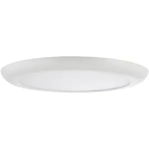 Ultra Slim Recessed Ceiling Downlight - 18W Cool White LED - Matt White