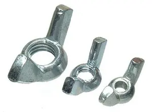 M10 Wing Nuts Butterfly Pack of: 50  DIN 315 (American) Zinc Plated Steel for DIY Tools Machinery