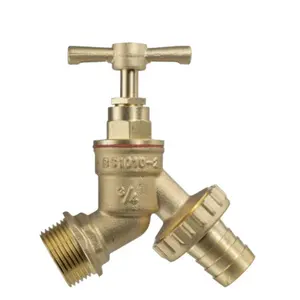 IBC 2 Inch S60X6 Cap with Brass Bib Tap and Three Quarter Inch Barb Leak Proof Durable IBC Fitting Kit