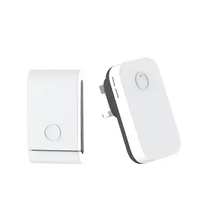 Wireless Kinetic Doorbell and Chime with UK Plug