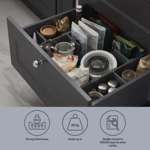 GoodHome Soto Soft-close Drawer box (W)300mm