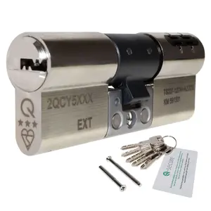 GreenteQ Orion 3 Star Euro Cylinder - 50/35 (85mm), Nickel