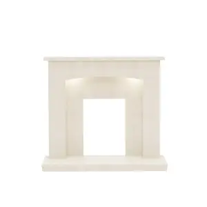 Be Modern Midland Manila Fire surround set with Lights included