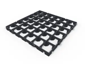 ProBase 12ft x 15ft Garden Shed Base Kit - 80 ProBase Grids + 4 Anchor Blocks - Includes heavy duty membrane and delivery