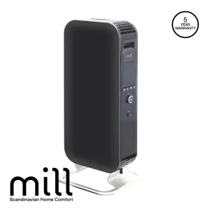 Mill Gentle Air Oil Filled Radiator 1000W Black