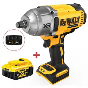 Dewalt 18v DCF900N XR High Torque Impact Wrench 1/2" 1396Nm + DCB184 5ah Battery