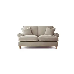 Sofas Express Mumbles Beige Putty Scroll Manhattan 2 Seater Sofa