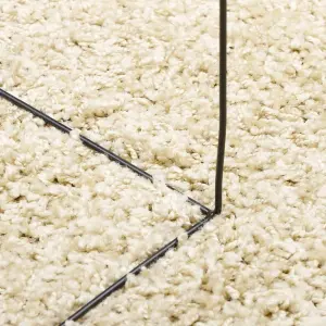 Shaggy Rug PAMPLONA High Pile Modern Gold 60x110 cm