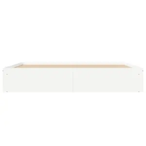 Berkfield Bed Frame White 200x200 cm