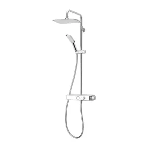 Triton Gloss Chrome effect Rear fed Thermostatic Mixer Shower