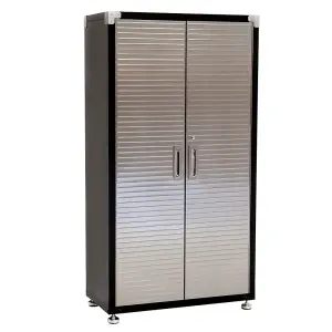 Seville Classics 6x3 Upright Cabinet Heavy Duty with Shelves Tool Storage Garage UHD16234E