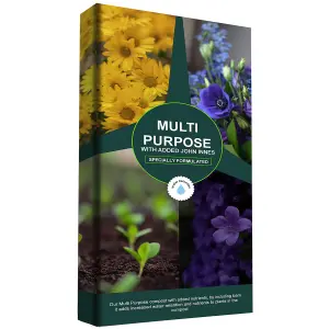 2 Bags of 60 Litre John Innes Multi Purpose Compost Gardening Soil For Planting Designed To Support Plant Health