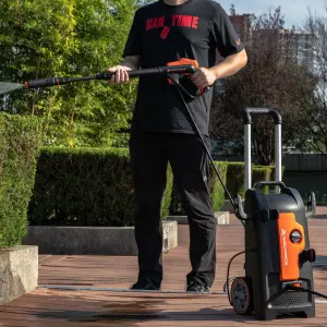 Yard Force EW U15E 2200W High Pressure Washer with 165Bar Max Pressure and 450L/h Flow Rate