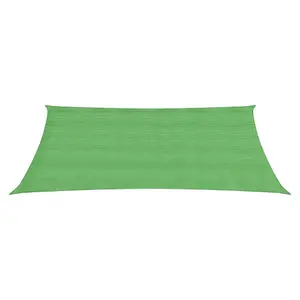 Berkfield Sunshade Sail 160 g/m2 Light Green 6x8 m HDPE