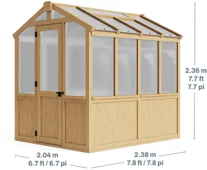 Meridian Greenhouse 6.7ft x 7.8ft (2m x 2.4m)