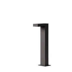 Lucide Texas Modern 40cm Bollard Light Outdoor - LED - 1x7W 3000K - IP54 - Anthracite