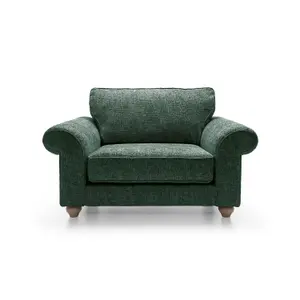 Ingrid Collection Cuddle Chair in Jungle Green