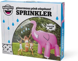 BigMouth Inc. Giant Pink Elephant Inflatable Kids Yard Sprinkler