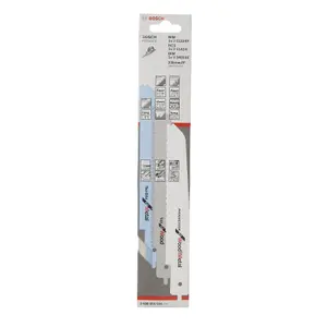 Bosch 3 piece Reciprocating saw blade