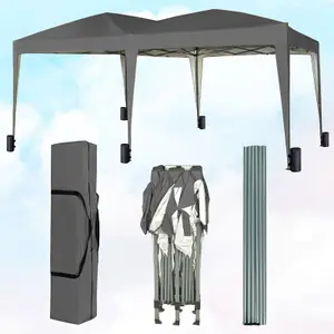 MCC Direct 3x6 Pop up Gazebo Marquee No Sides Grey