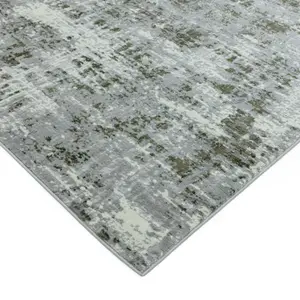 Abstract Green Modern Easy to Clean Abstract Rug For Dining Room Bedroom And Living Room-120cm X 170cm