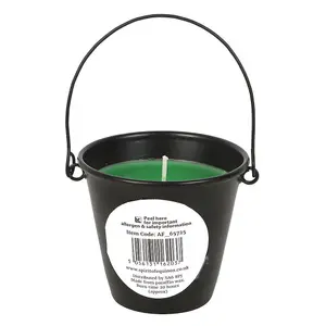 Something Different Zombie Repellent Bucket Scented Candle Black (One Size)