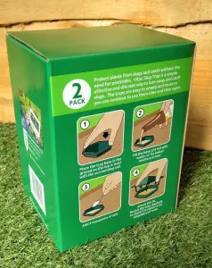 Slug & Snail Traps 2 Vitax Reusable Traps Organic Gardening Pet Child Safe