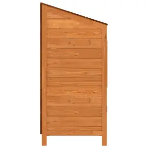 Berkfield Garden Shed Brown 55x52x112 cm Solid Wood Fir