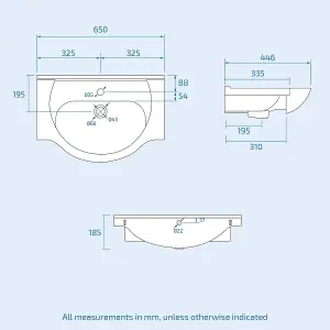 Nes Home Bath Suite 1700mm Bathtub, 650mm White Basin Vanity & Close Coupled Toilet