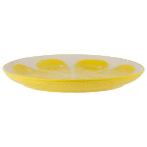 World Foods Round Lemon Platter 28cm