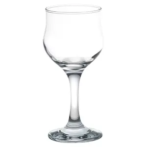 Queensway Home & Dining Height 16cm Set of 6 Stemmed Red Wine Liquor Glasses Clear Dishwasher Safe Boxed Set