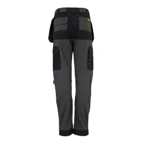 DeWalt Roseville Black & grey Women's Trousers, Size 8 L29"