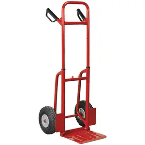 Heavy-Duty 200kg Folding Sack Truck with Pneumatic Tyres for Rough Terrain