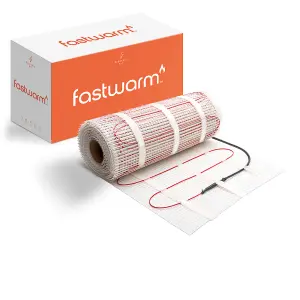 Fastwarm 150W Electric Underfloor Heating Mat Kit - 3m - Mat only (no thermostat or kit accessories)