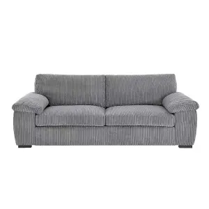 jumbo cord Grey fabric Lilly 3 and 2 seater sofa  set