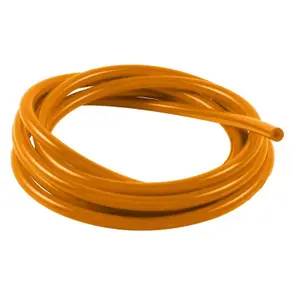 1 Metre Orange Silicone Vacuum Hose/Turbo Rubber Tube Air Water Pipe 3mm