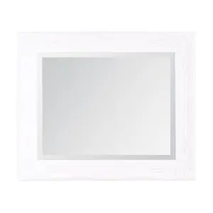 Andrews Flat Wall Mirror White Matte / 50cm x 60cm W