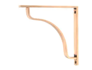 Polished Bronze Abingdon Shelf Bracket (200mm x 200mm)