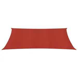 Berkfield Sunshade Sail 160 g/m2 Red 2.5x4.5 m HDPE