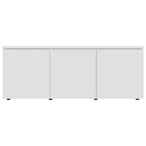 vidaXL TV Cabinet White 80x34x30 cm Engineered Wood