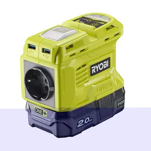 Ryobi 18V ONE+ Cordless Battery Inverter Kit (1 x 2.0Ah) - RY18BI150B-120