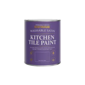 Rust-Oleum Cotton (White) Satin Kitchen Tile Paint 750ml