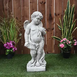 Large Cherub Statue 'Autumn' Edition