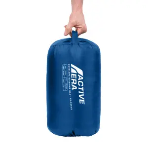 Active Era Premium Waterproof Lightweight Sleeping Bag - Blue - 3-4 Seasons